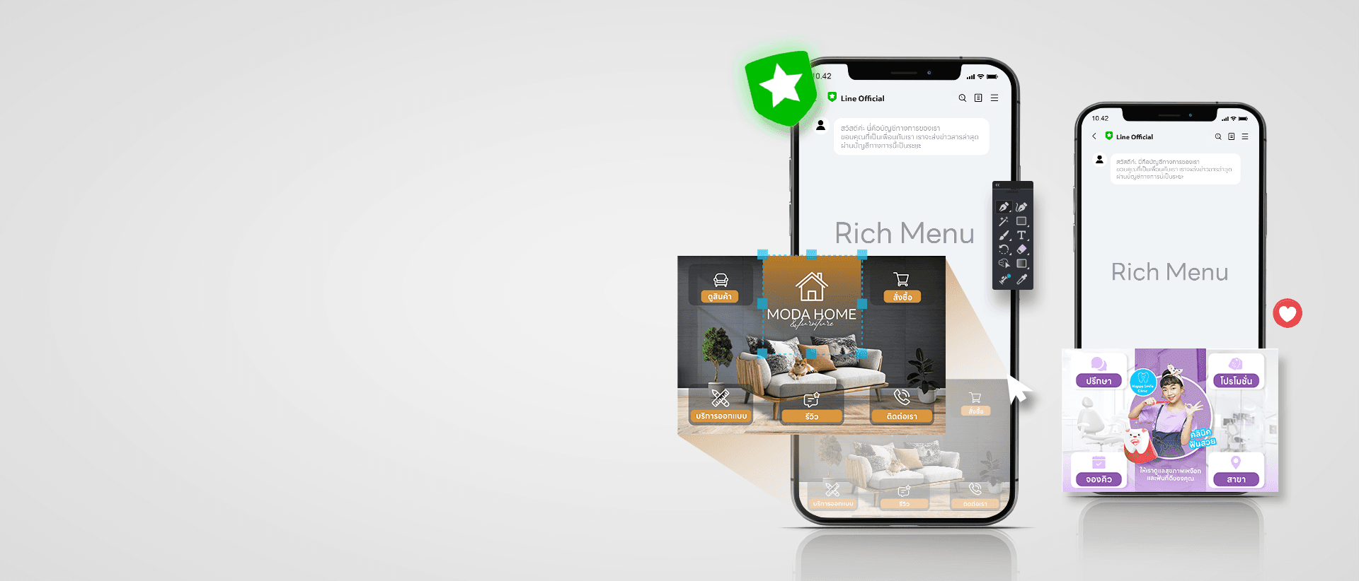LINE OA Rich Menu Design